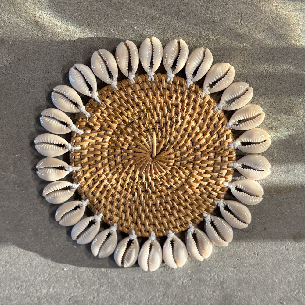 Dessous de verre coquillages naturels - Naturel