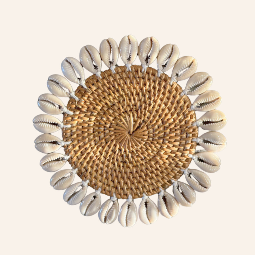 Dessous de verre coquillages naturels - Naturel