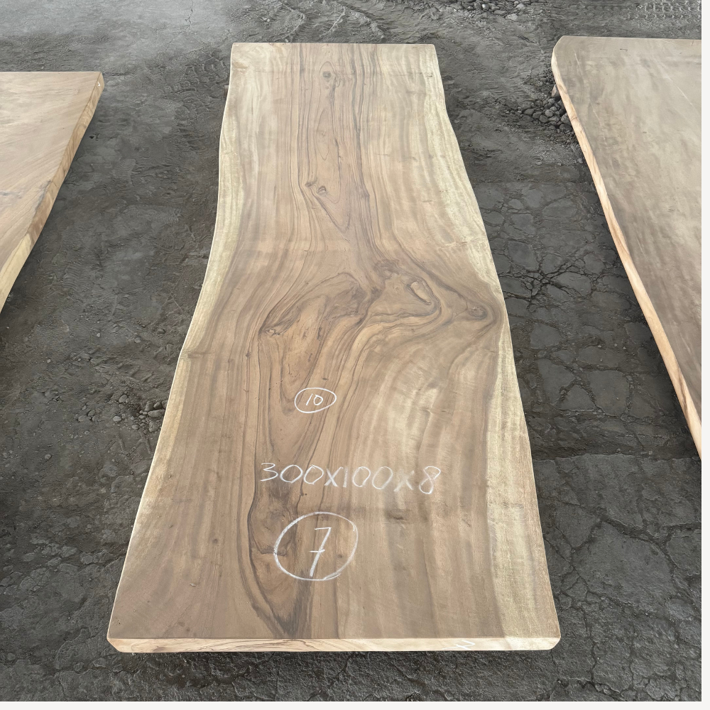 Table à manger en bois massif 300 x 100cm - Bois de Suar