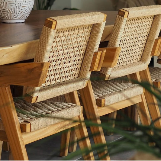 Chaise en bois de teck - Sasa