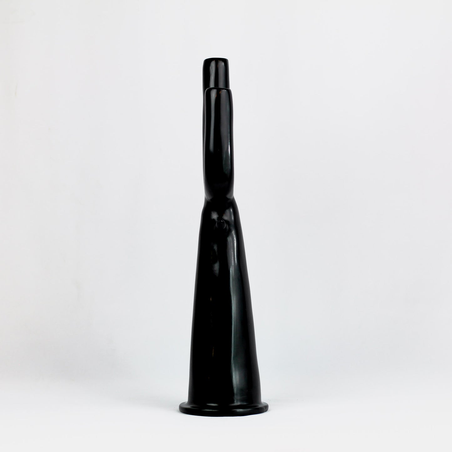 Bougeoir doubles têtes Y en argile