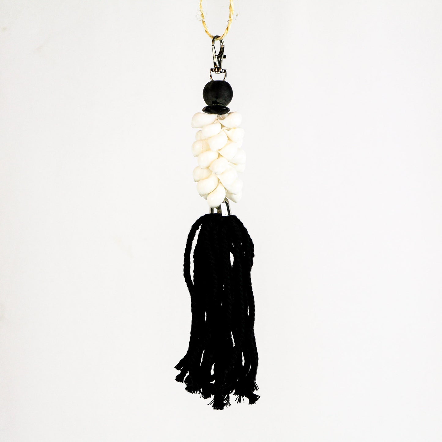 Porte-clés coquillages - noir