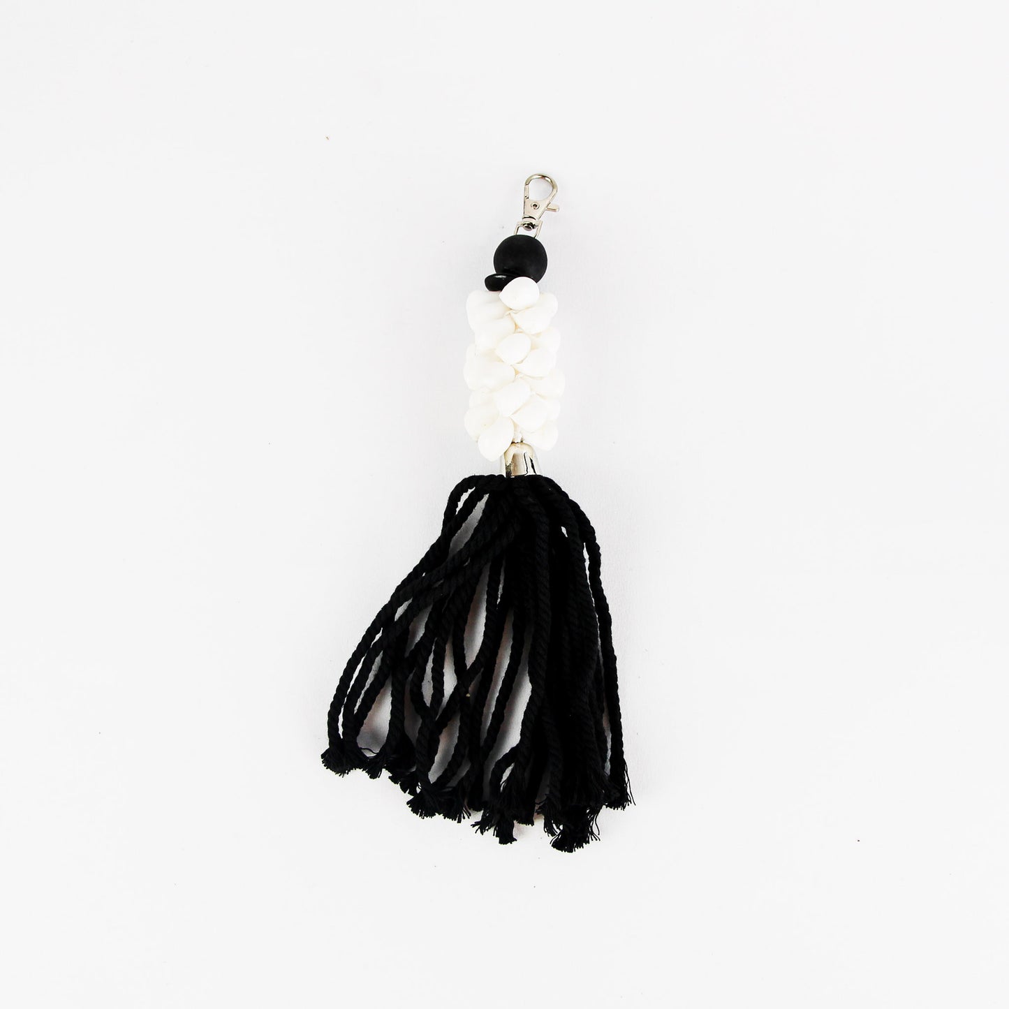 Porte-clés coquillages - noir
