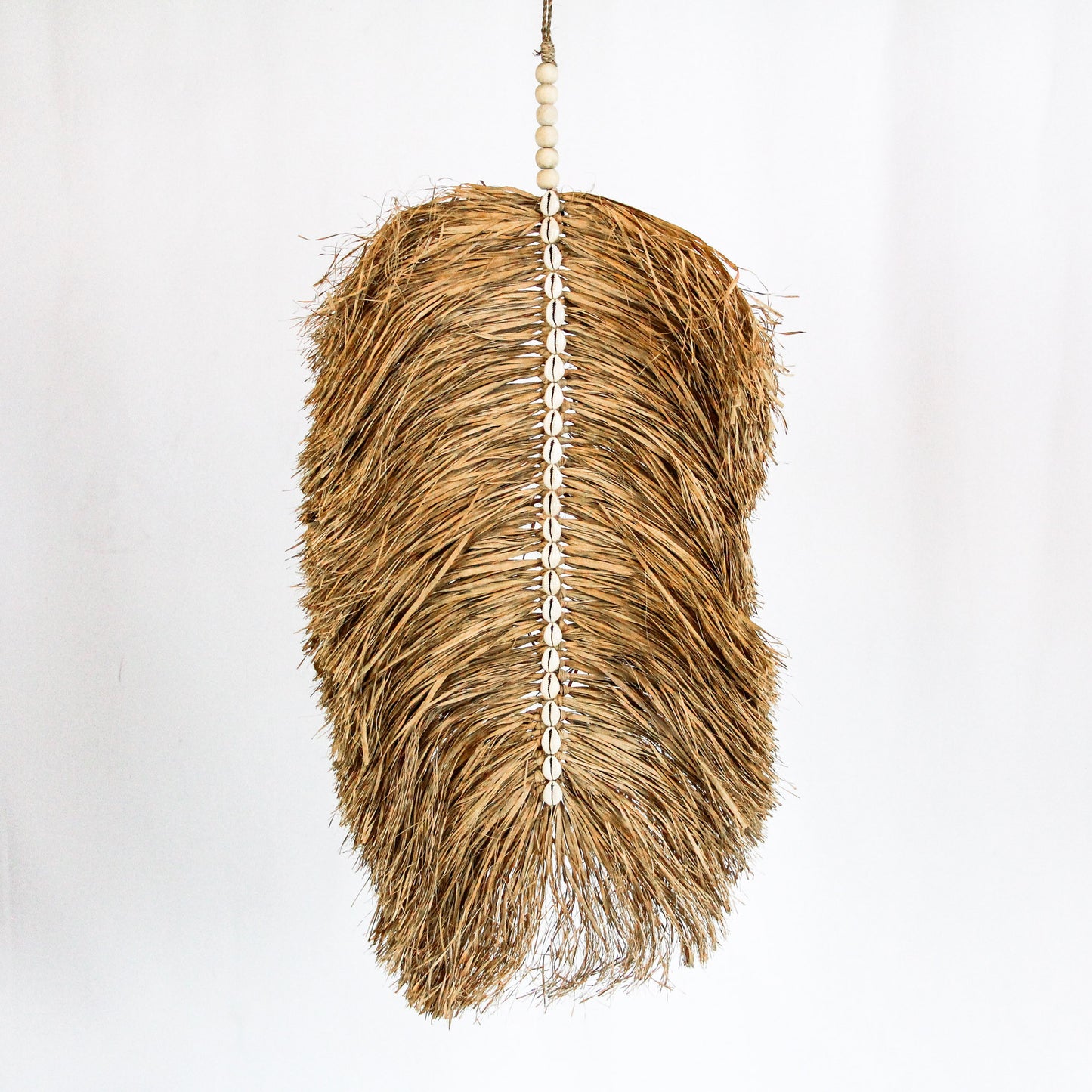 Décoration murale - jonc de mer et coquillages