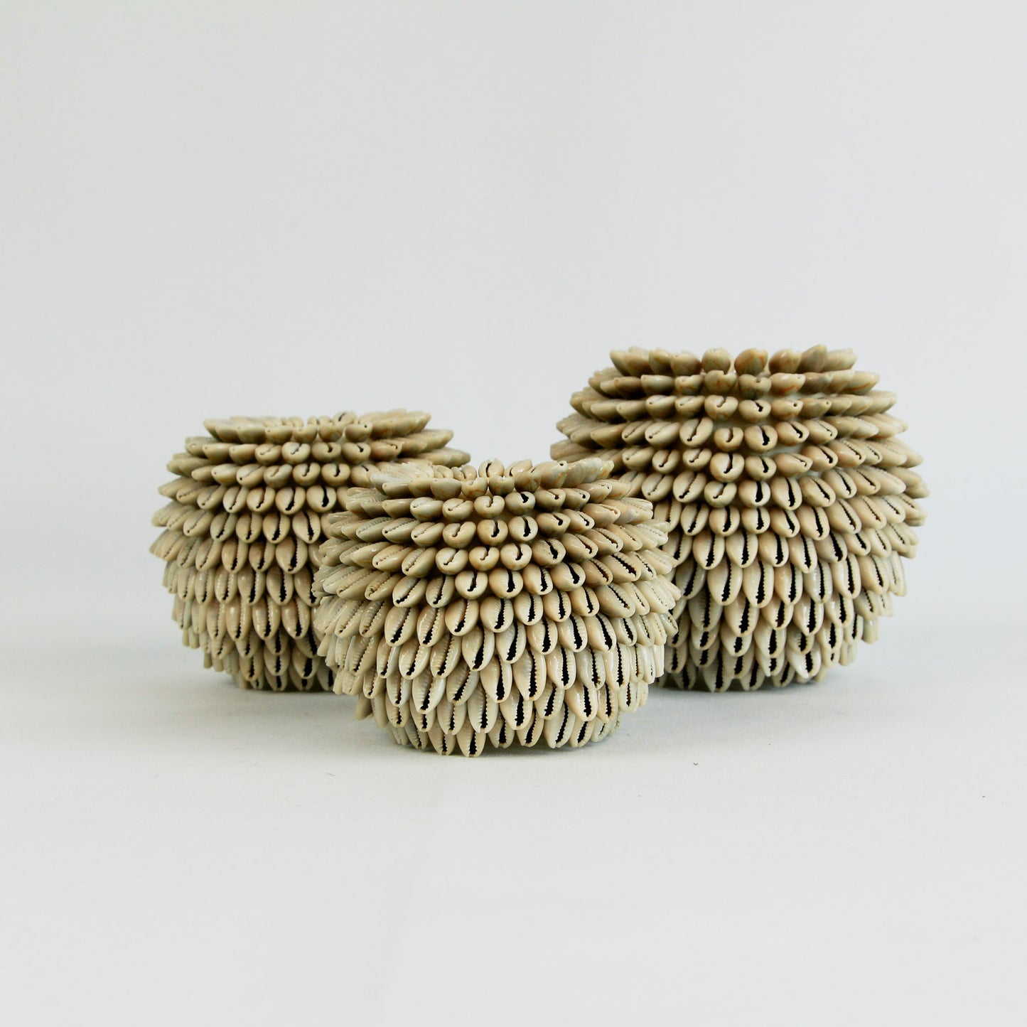 Bougeoir coquillages - foncé