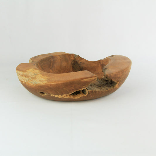 Grand bol / vide-poches en teck - 40 cm