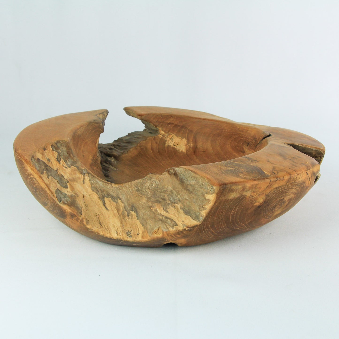 Grand bol / vide-poches en teck - 40 cm