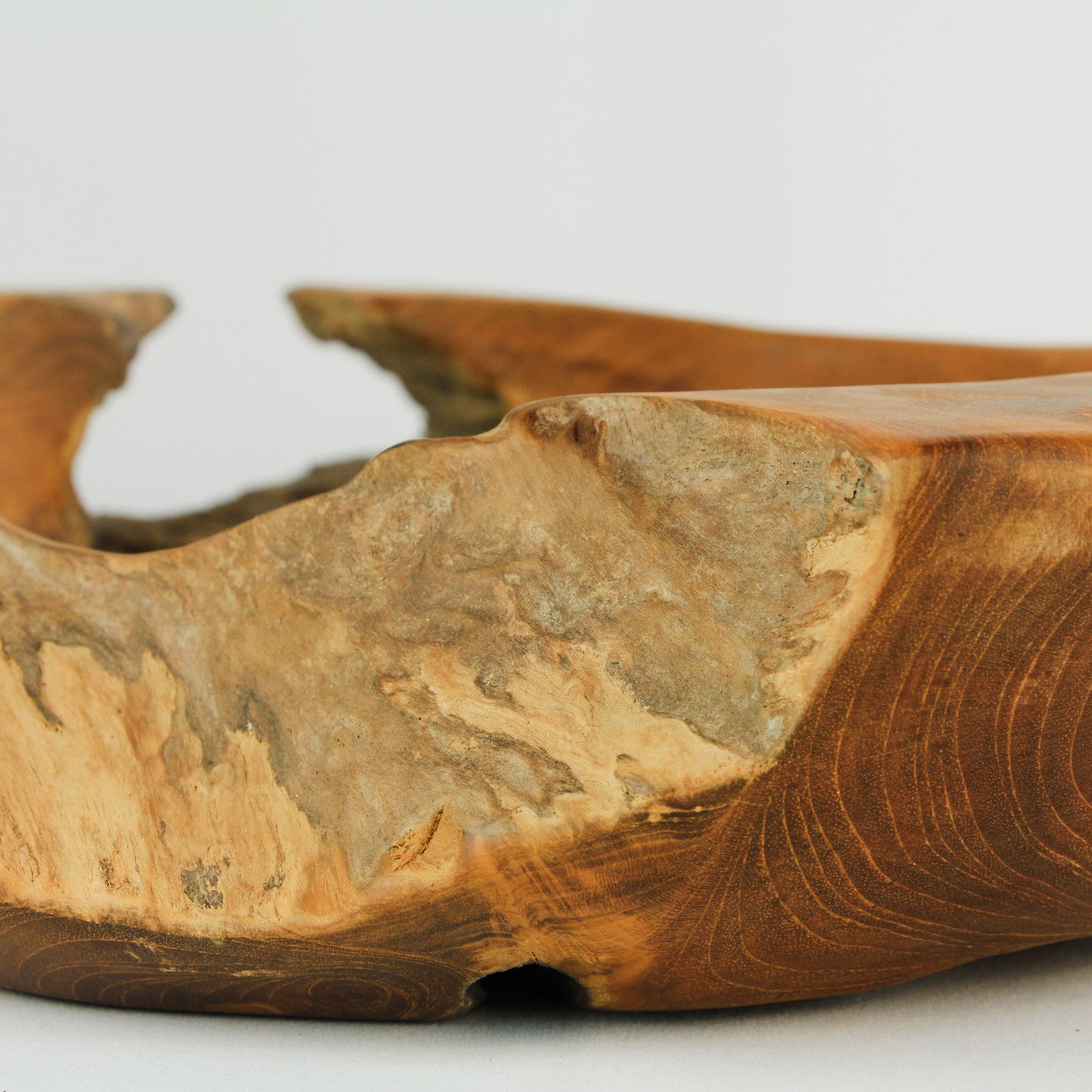 Grand bol / vide-poches en teck - 40 cm