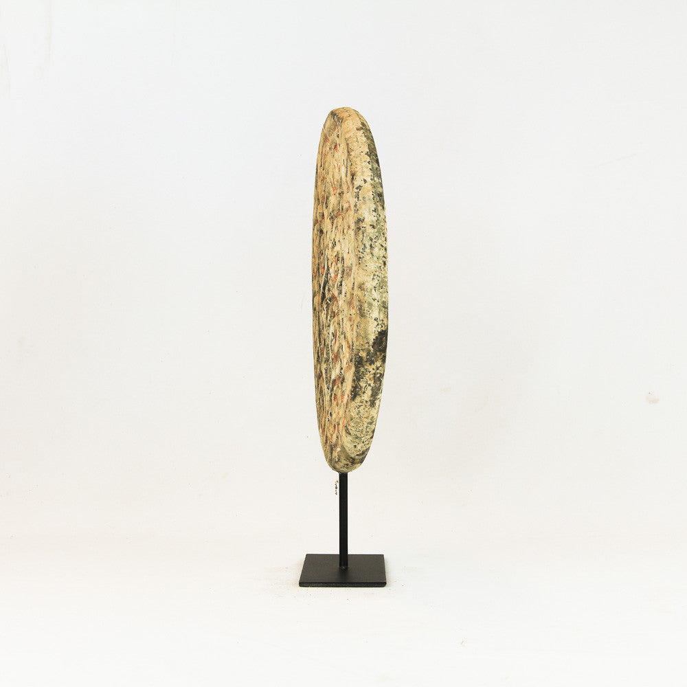 Panneau Toraja - spirales rouges