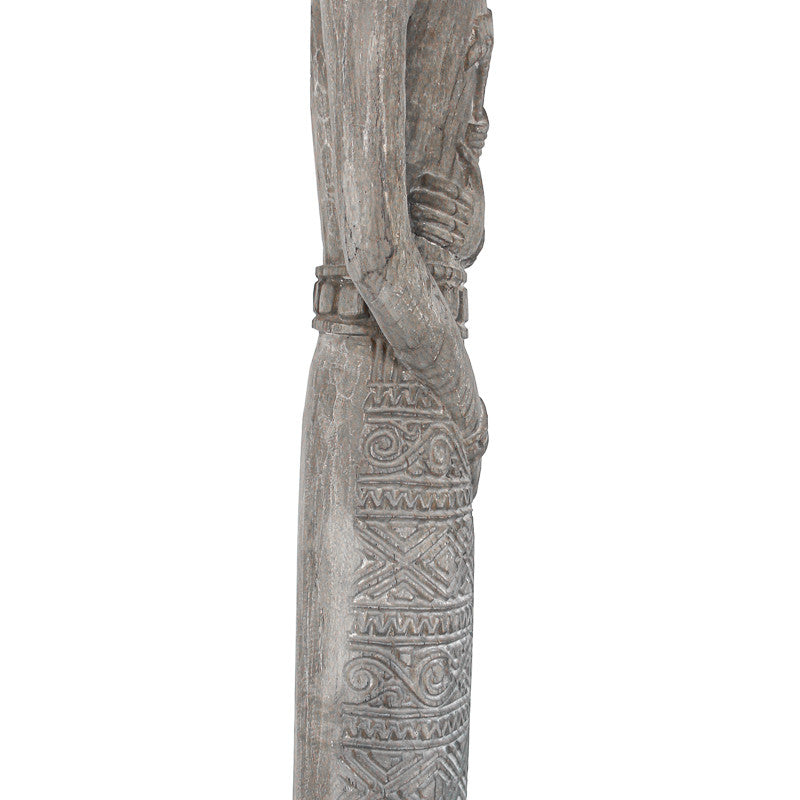 Grande statue primitive de l'île de Timor 2