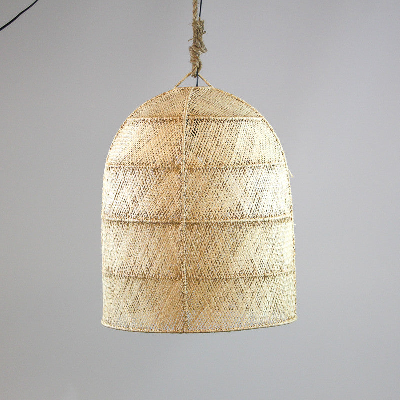 Suspension luminaire Rabat en raphia