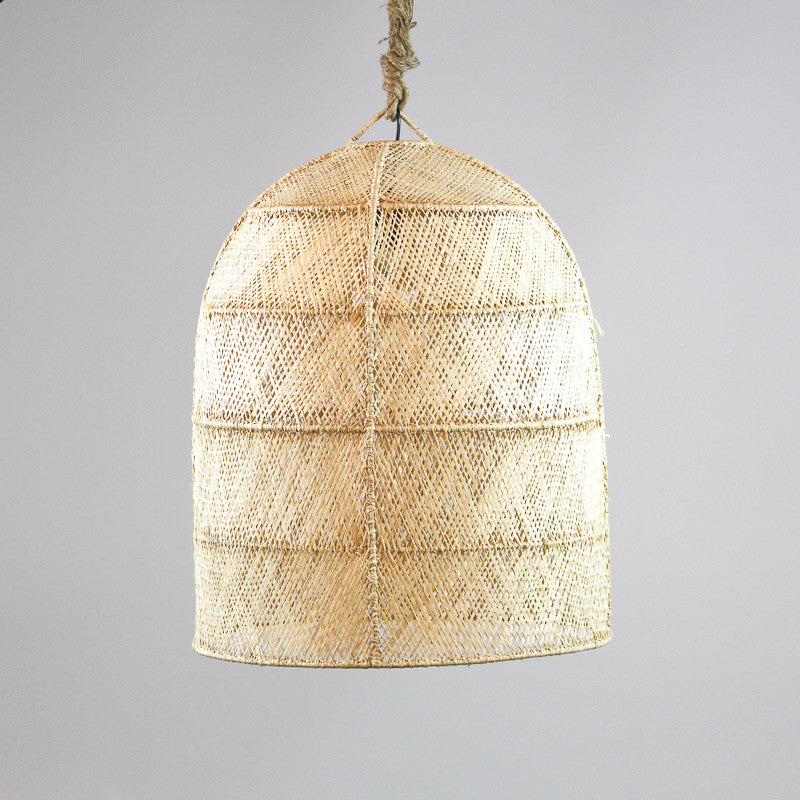 Suspension luminaire Rabat en raphia