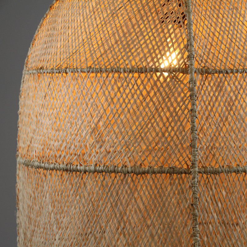 Suspension luminaire Rabat en raphia