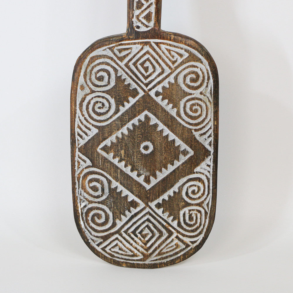 Palme murale sculptée - arrondie