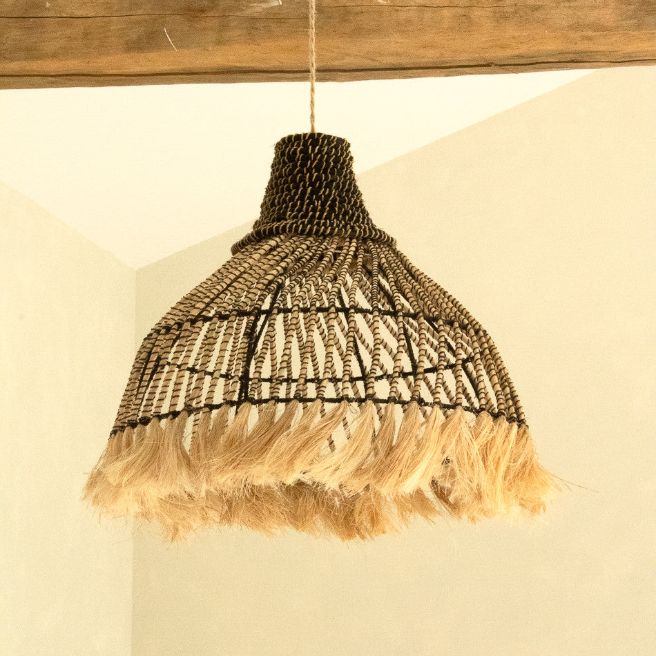 Suspension Budur en abaca recyclé