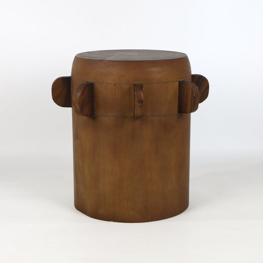 Stool Crusher en bois de manguier DARK BROWN