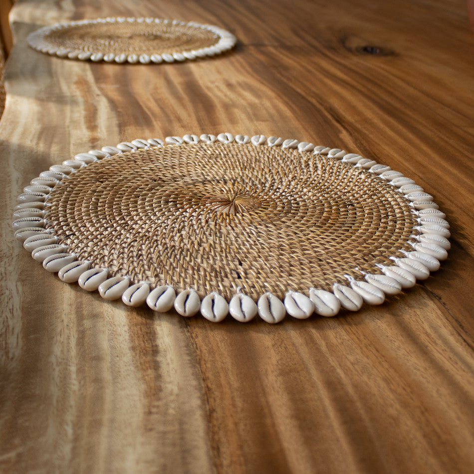 Set de table coquillages - naturel