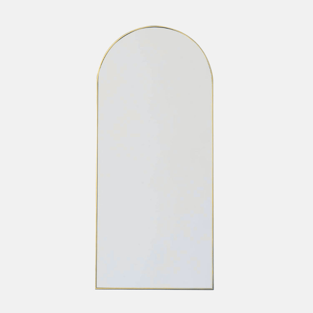 Miroir murale en laiton arche
