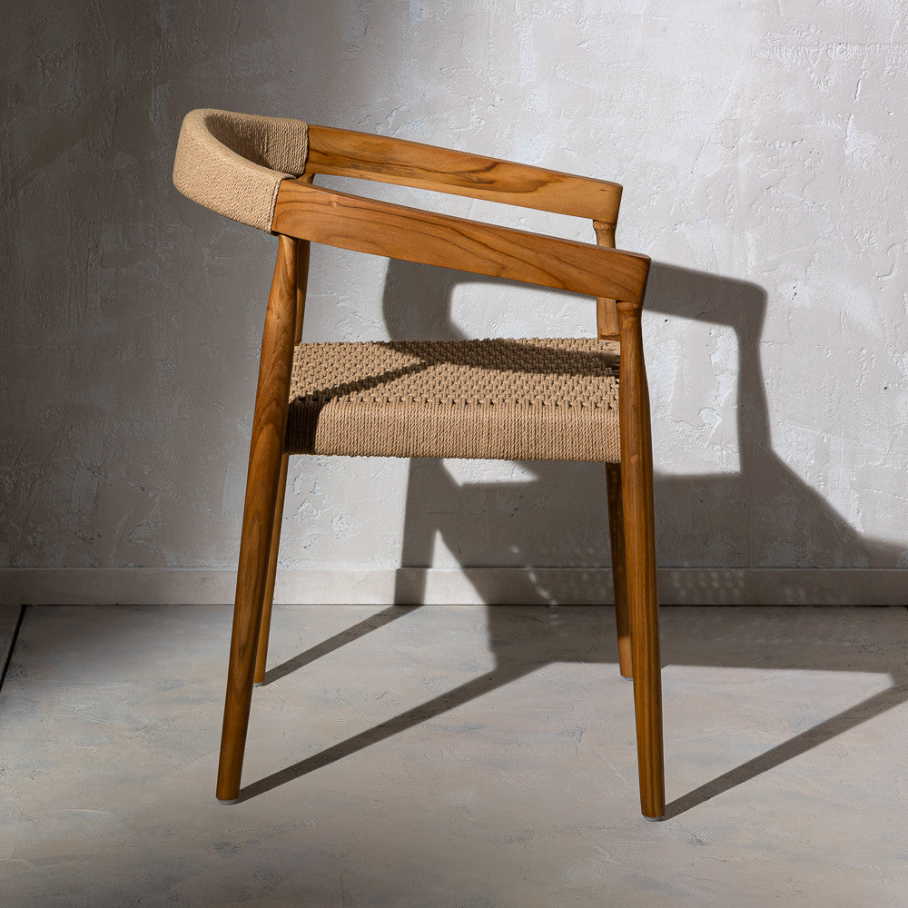 Chaise en bois de teck - Selly Loom