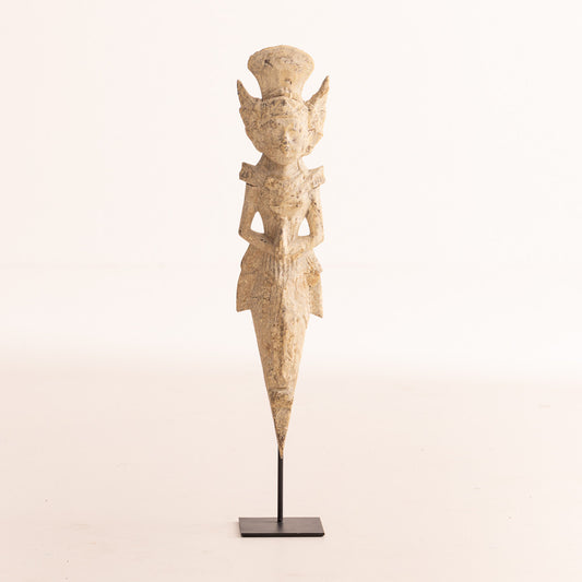 Sculpture Rama Shinta en bois recyclé