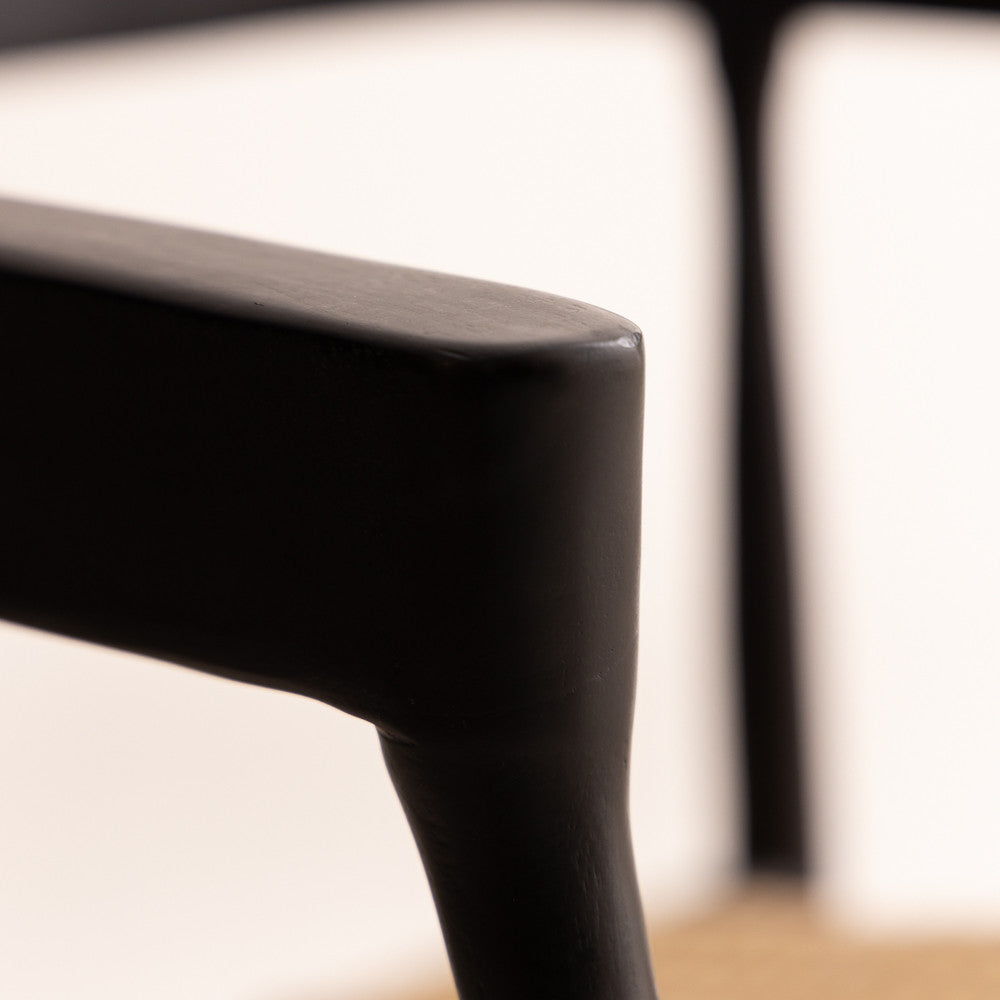 Chaise en bois de teck - Selly Black