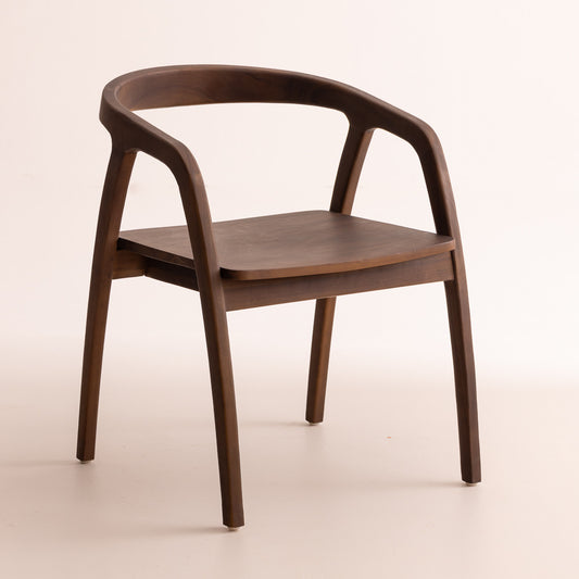 Chaise en bois de teck - Vano Dark Brown