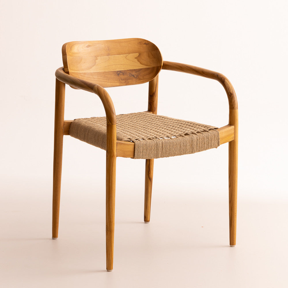 Chaise en bois de teck - Veroni naturelle