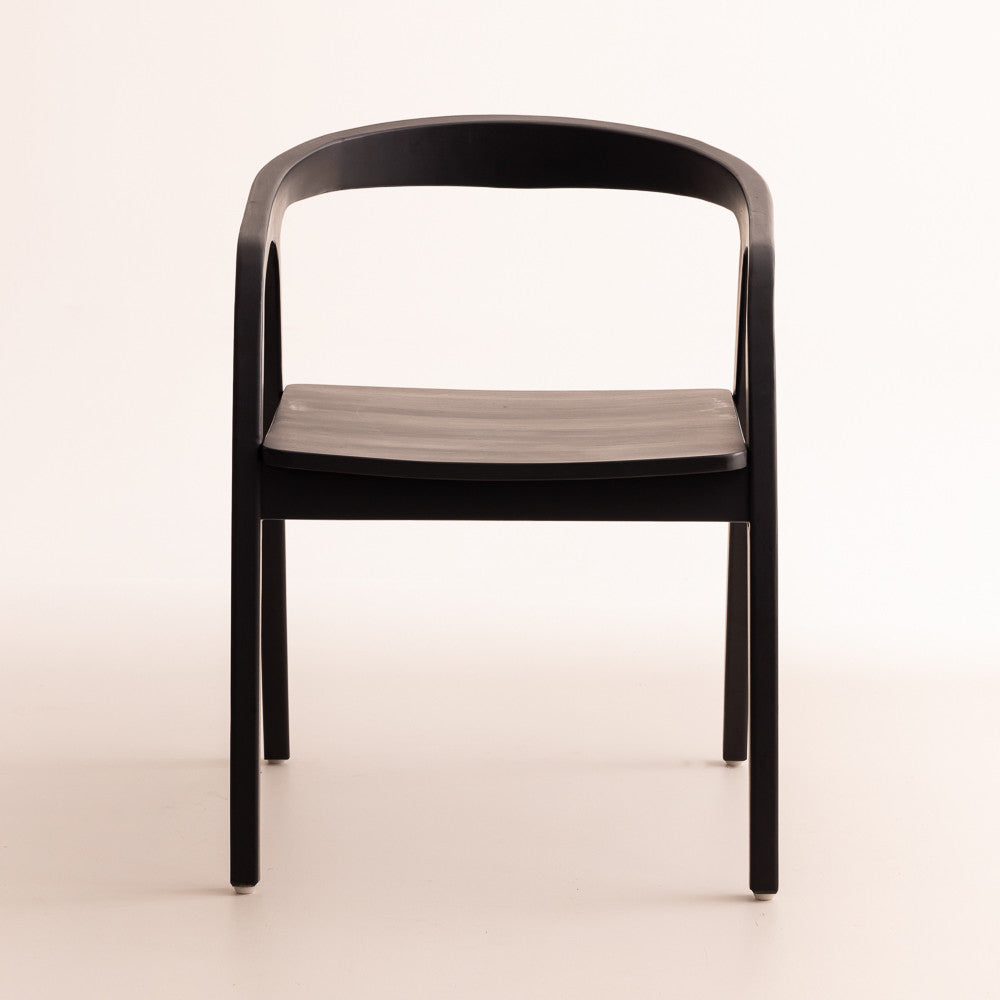 Chaise en bois de teck - Vano Black