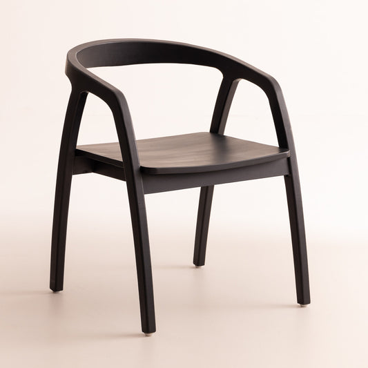 Chaise en bois de teck - Vano Black