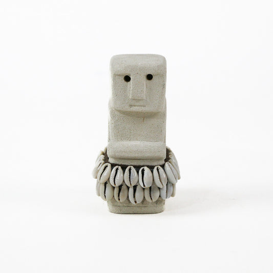 Statuette sumba en pierre et coquillage - Taille S