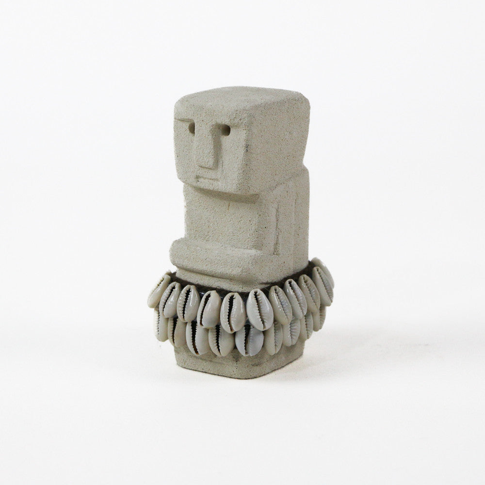 Statuette sumba en pierre et coquillage - Taille S