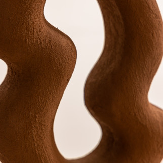 Vase artisanal Oasis couleur Marron