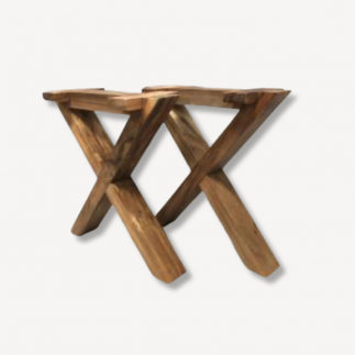 Table à manger en bois massif 250 x 90 cm - Bois de Suar
