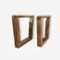 Table à manger en bois massif 250 x 90 cm - Bois de Suar Table à manger en bois massif 250 x 90 cm - Bois de Suar
