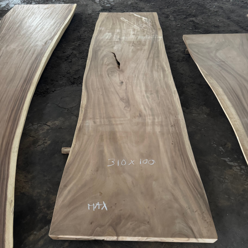 Table à manger en bois massif 310 x 100 cm - Bois de Suar Table à manger en bois massif 310 x 100 cm - Bois de Suar