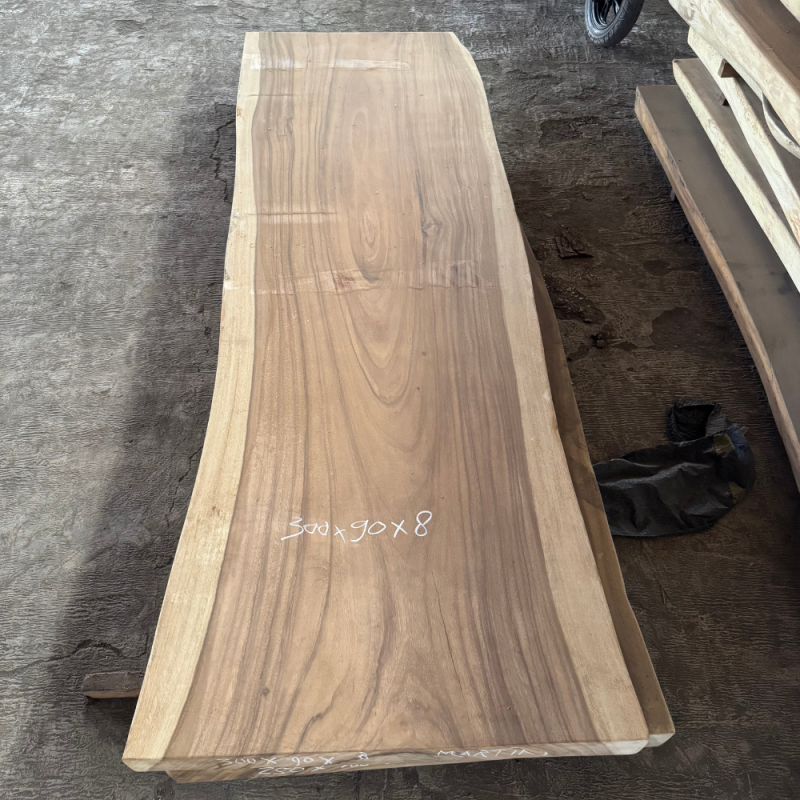 Table à manger en bois massif 300 x 90 cm - Bois de Suar Table à manger en bois massif 300 x 90 cm - Bois de Suar