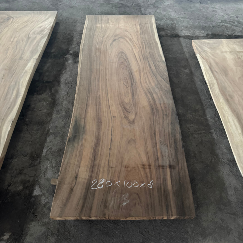 Table à manger en bois massif 280 x 100 cm - Bois de Suar Table à manger en bois massif 280 x 100 cm - Bois de Suar
