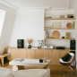 Table basse rectangle en travertin Table basse rectangle en travertin