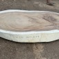 Table basse cookie en bois de suar massif 120*66*9cm K591