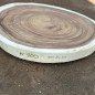 Table basse cookie en bois de suar massif 99*84*8cm K700