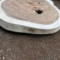 Table basse cookie en bois de suar massif 95*78*8cm K735