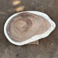 Table basse cookie en bois de suar massif 94*60*8cm K751