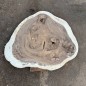 Table basse cookie en bois de suar massif 99*85*8cm K720