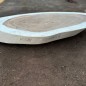 Table basse cookie en bois de suar massif 125*69*9cm K588