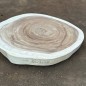 Table basse cookie en bois de suar massif 90*80*8cm K597