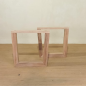 Table et plateau à manger en bois de suar massif 250x131 cm