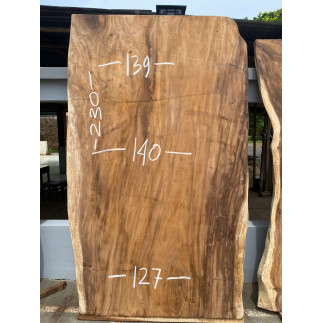 Table et plateau à manger en bois de suar massif 230x140 cm