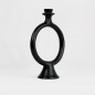 Bougeoir rond en argile
