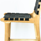 Chaise bar en bois de teck - Oka