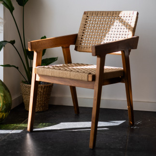 Chaise en bois de teck - Sasa